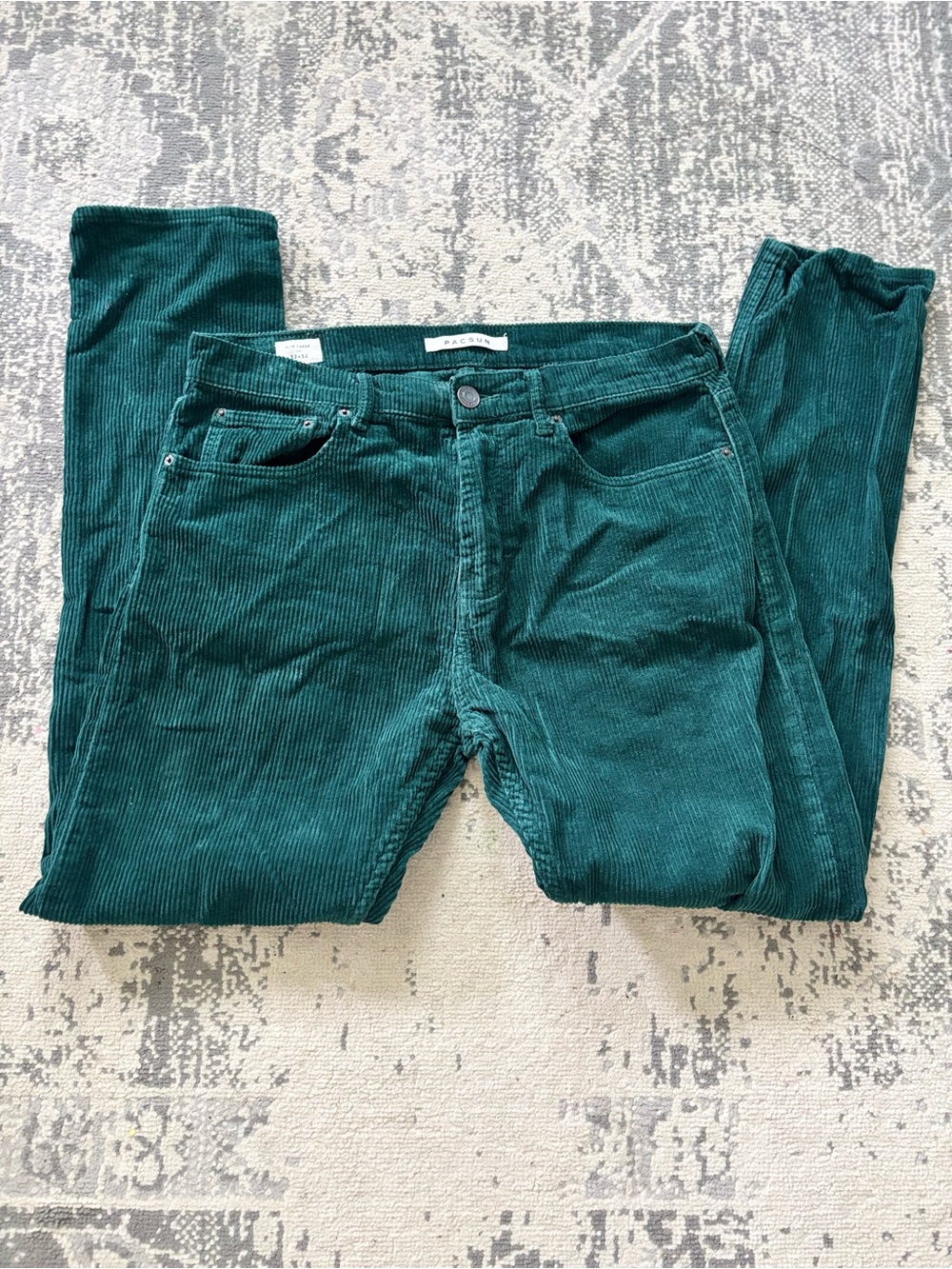 PacSun Teal Green Corduroy Pants